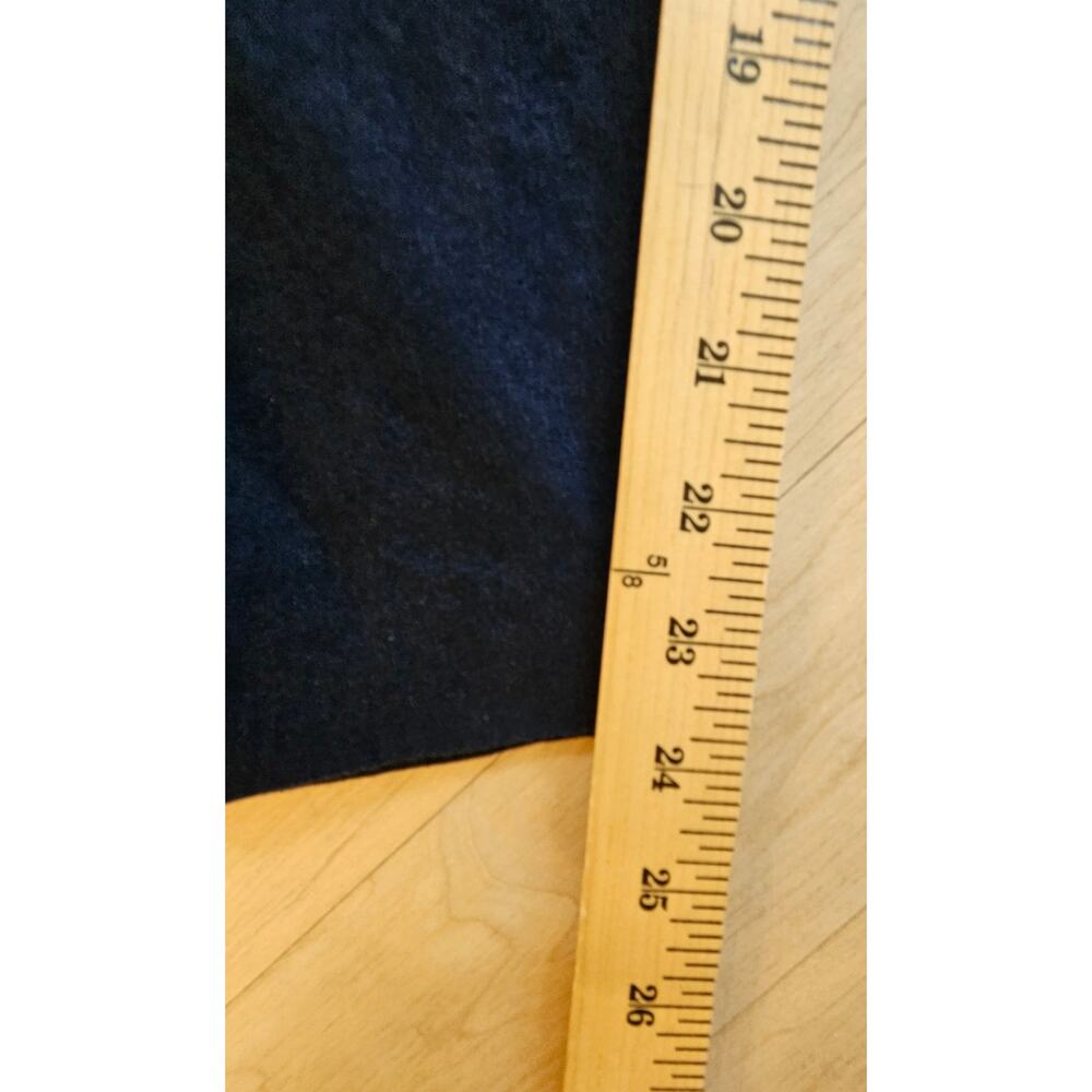 J Jill Linen Stretch Navy Cropped Capri Pants L - Picture 6 of 6